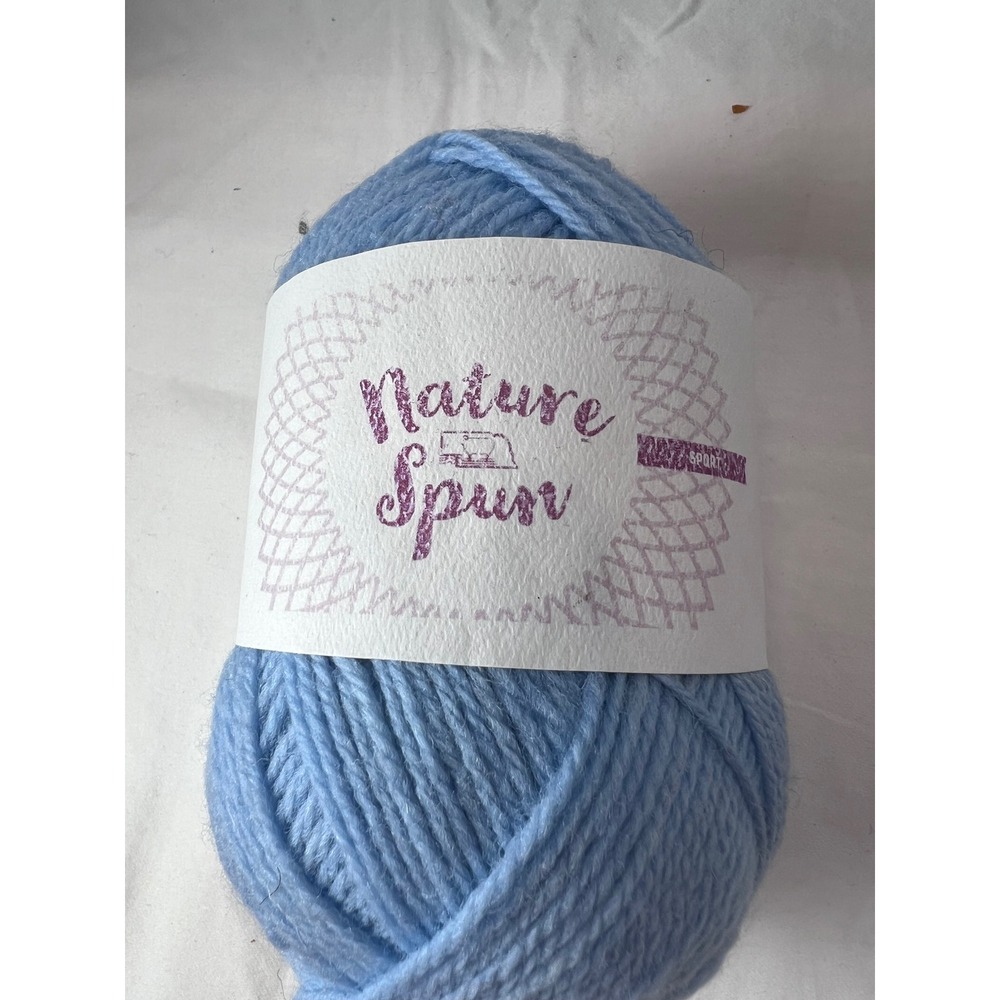 Brown Sheep Nature Spun Sport Yarn 100% US Wool 1.75oz Bit of Blue 115S Dye 068